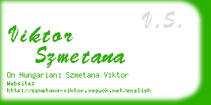 viktor szmetana business card